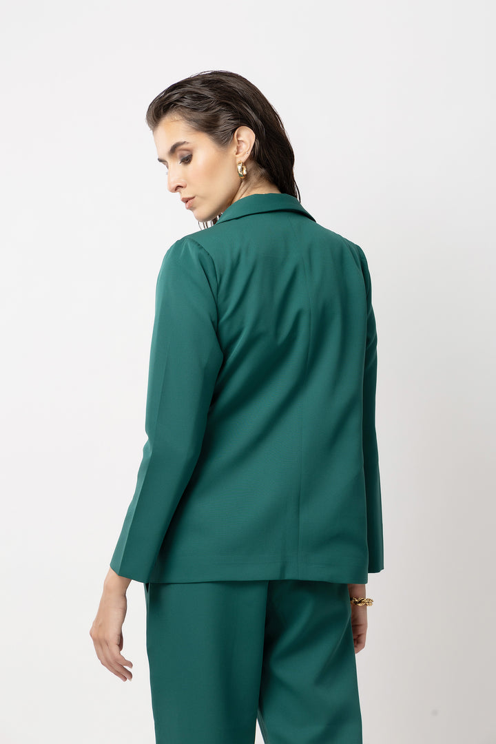 Urban Edge Green Blazer - Diwaah.com