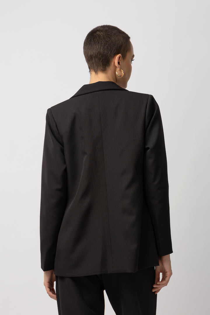 Urban Edge Black Blazer - Diwaah.com