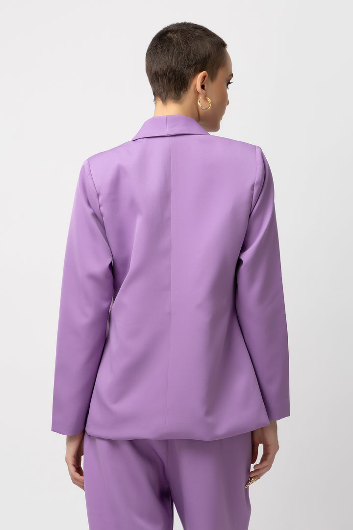 Flair Finesse Lavender Blazer - Diwaah.com