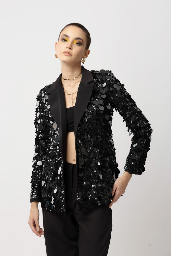 Sanorita Black Blazer - Diwaah.com