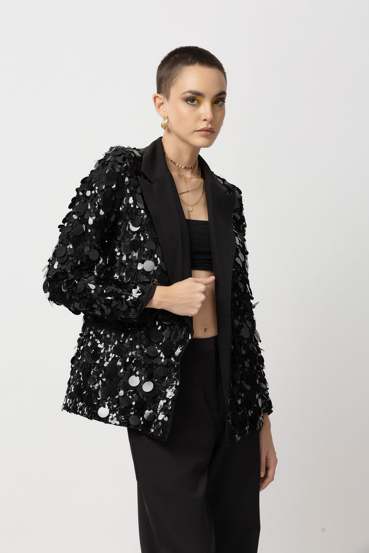 Sanorita Black Blazer - Diwaah.com