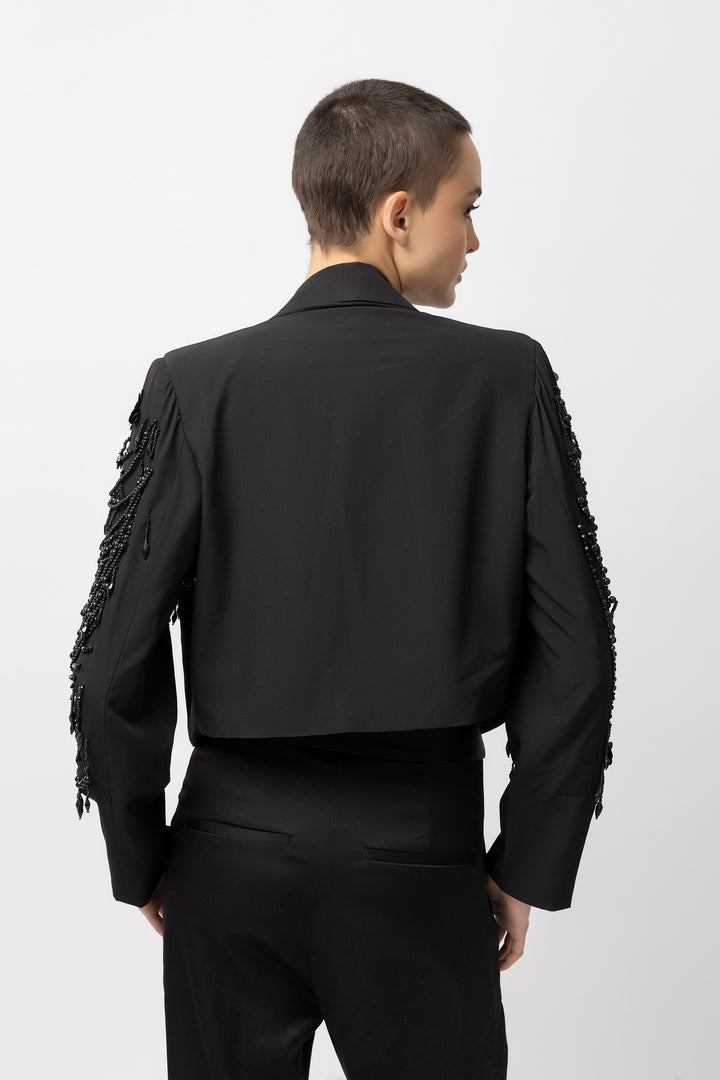 Black Chandelier Jacket - Diwaah.com