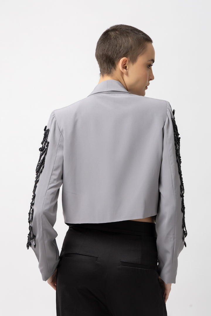 Grey Chandelier Jacket - Diwaah.com