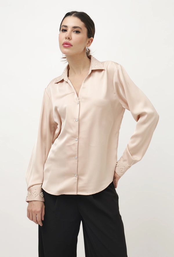 Sunset Glow Cream Shirt